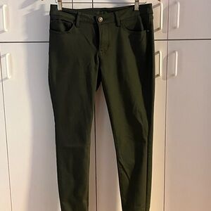 Slim Straight Women’s Jeans in Dark Olive